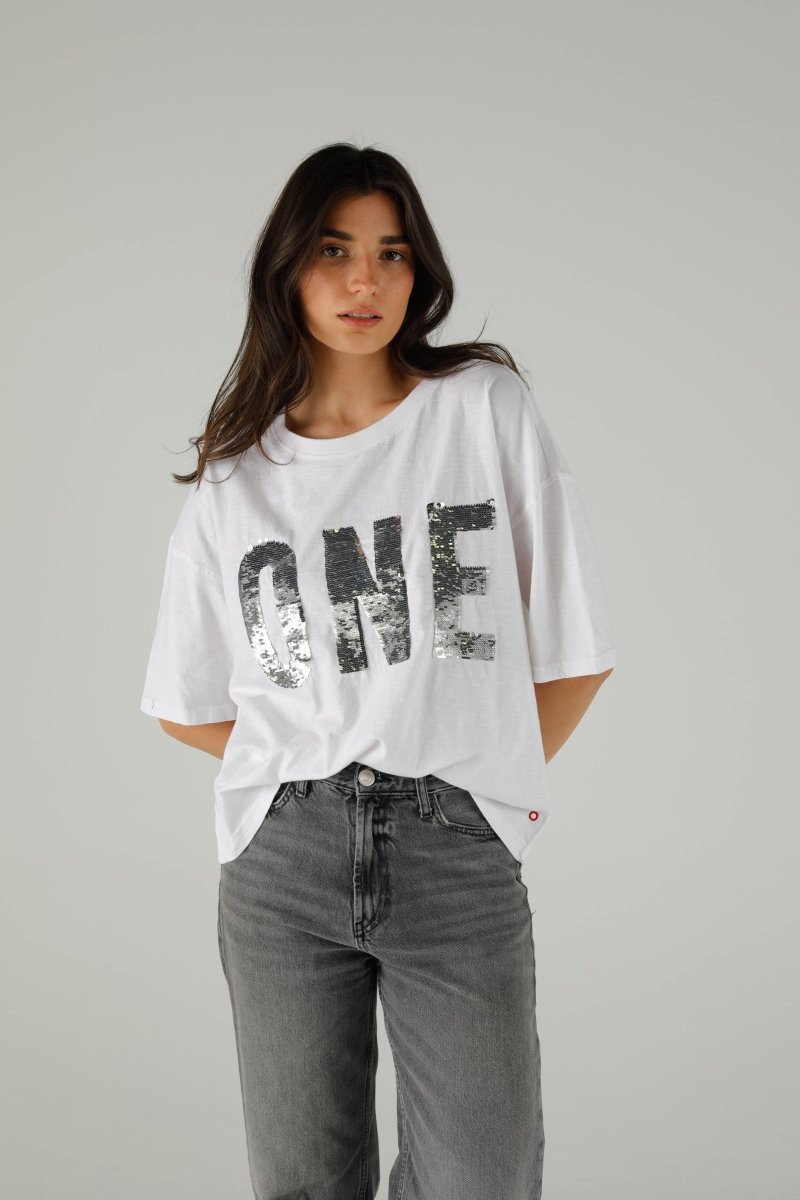 T-SHIRT ALAN WHITE XS WHITE - ONE TEE