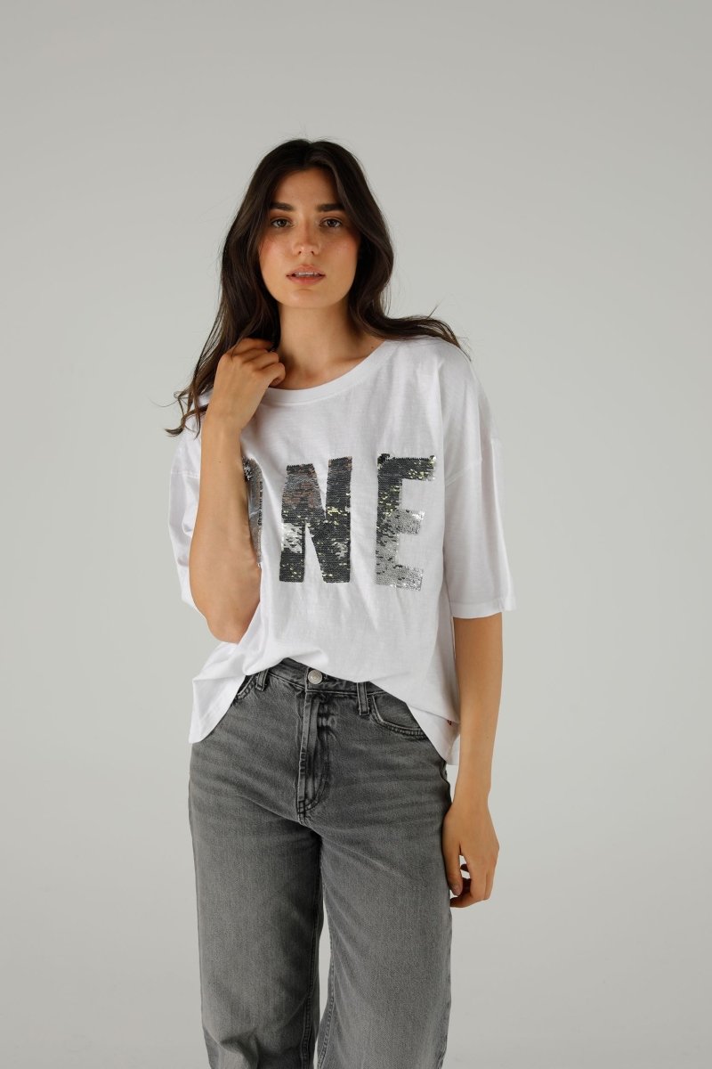 T-SHIRT ALAN WHITE XS WHITE - ONE TEE