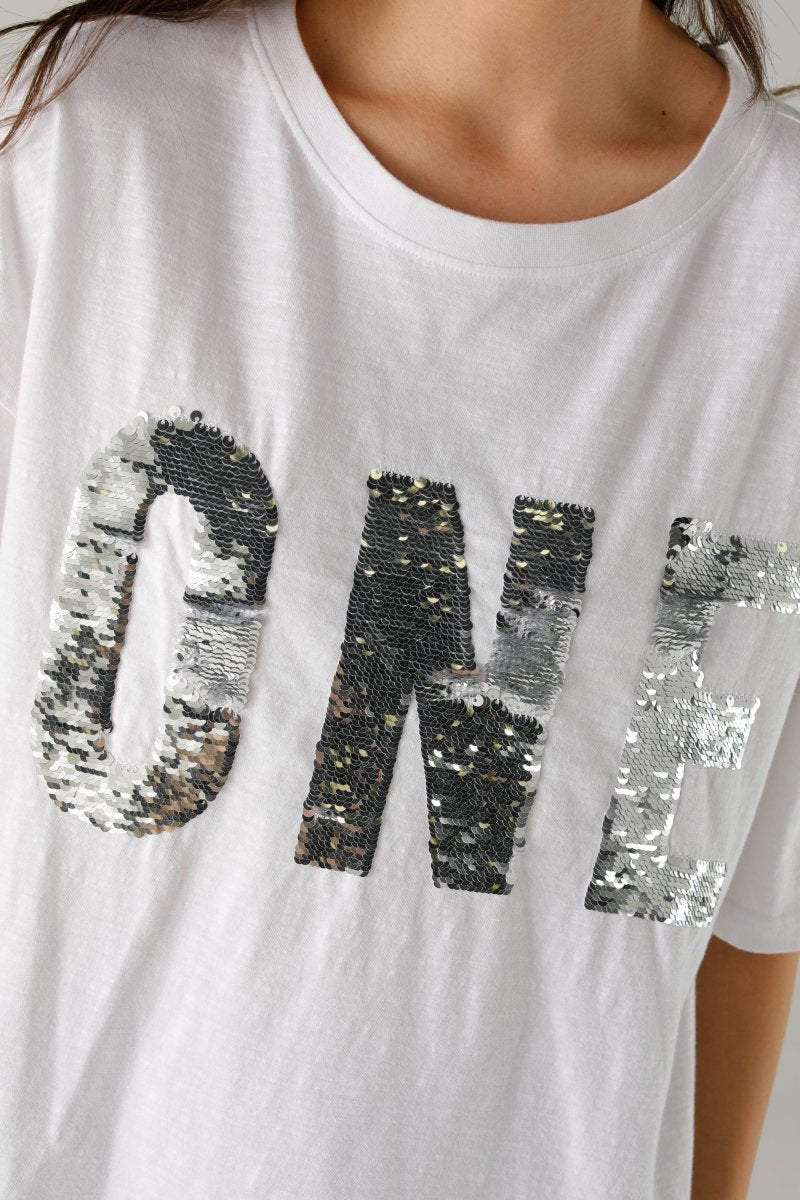 T-SHIRT ALAN WHITE XS WHITE - ONE TEE
