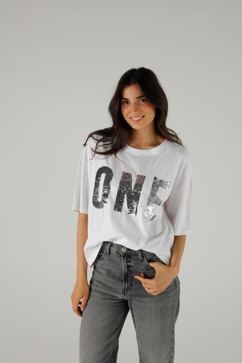 T-SHIRT ALAN WHITE XS WHITE - ONE TEE