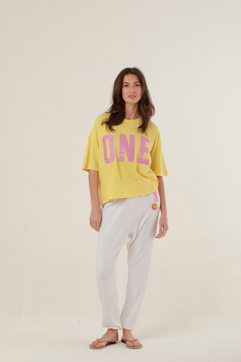 T - SHIRT ALAN YELLOW XS - ONE TEE