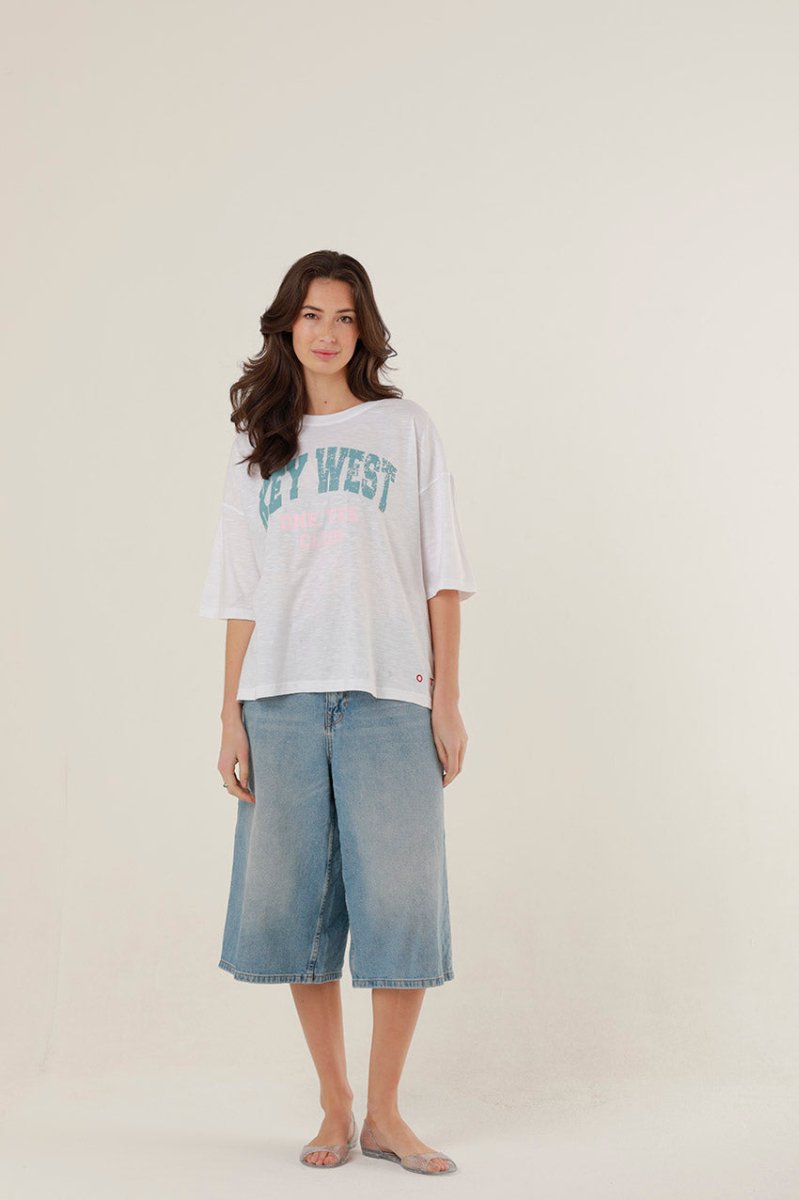 T - SHIRT ALBA WHITE XS - ONE TEE