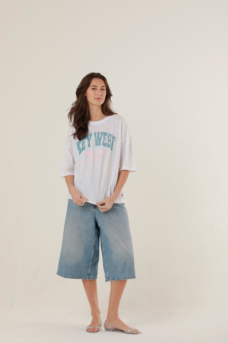 T - SHIRT ALBA WHITE XS - ONE TEE
