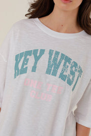 T - SHIRT ALBA WHITE XS - ONE TEE