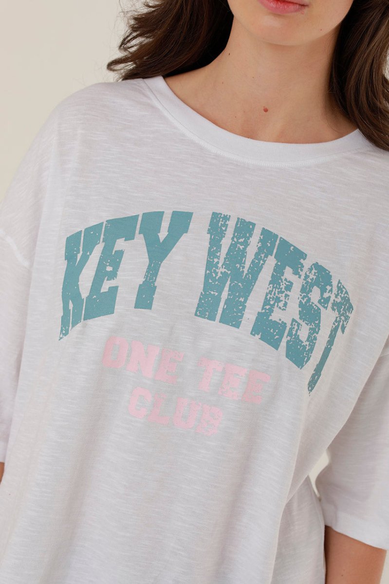 T - SHIRT ALBA WHITE XS - ONE TEE