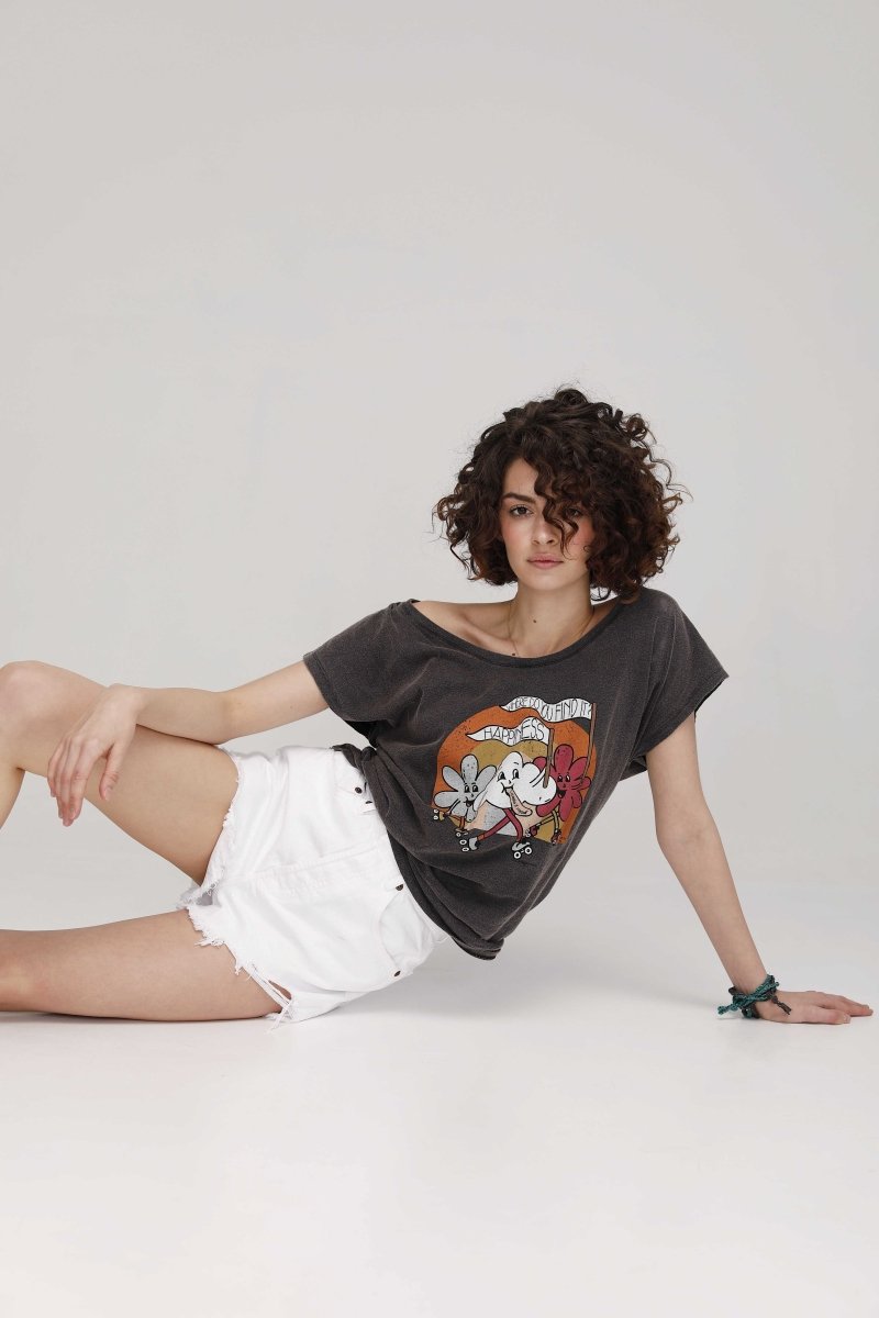 T-SHIRT ALFEE CARBONE XS - ONE TEE