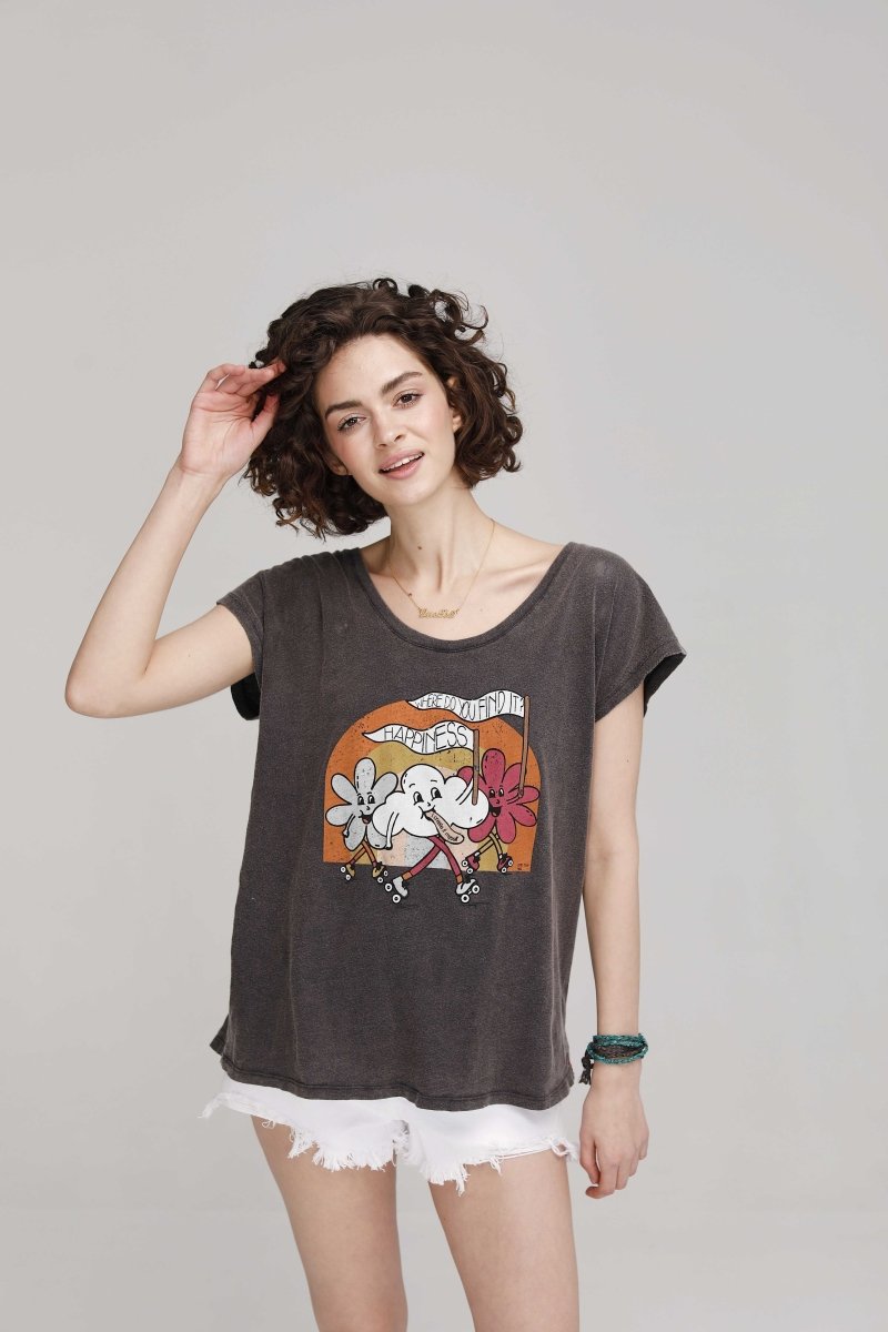 T-SHIRT ALFEE CARBONE XS - ONE TEE