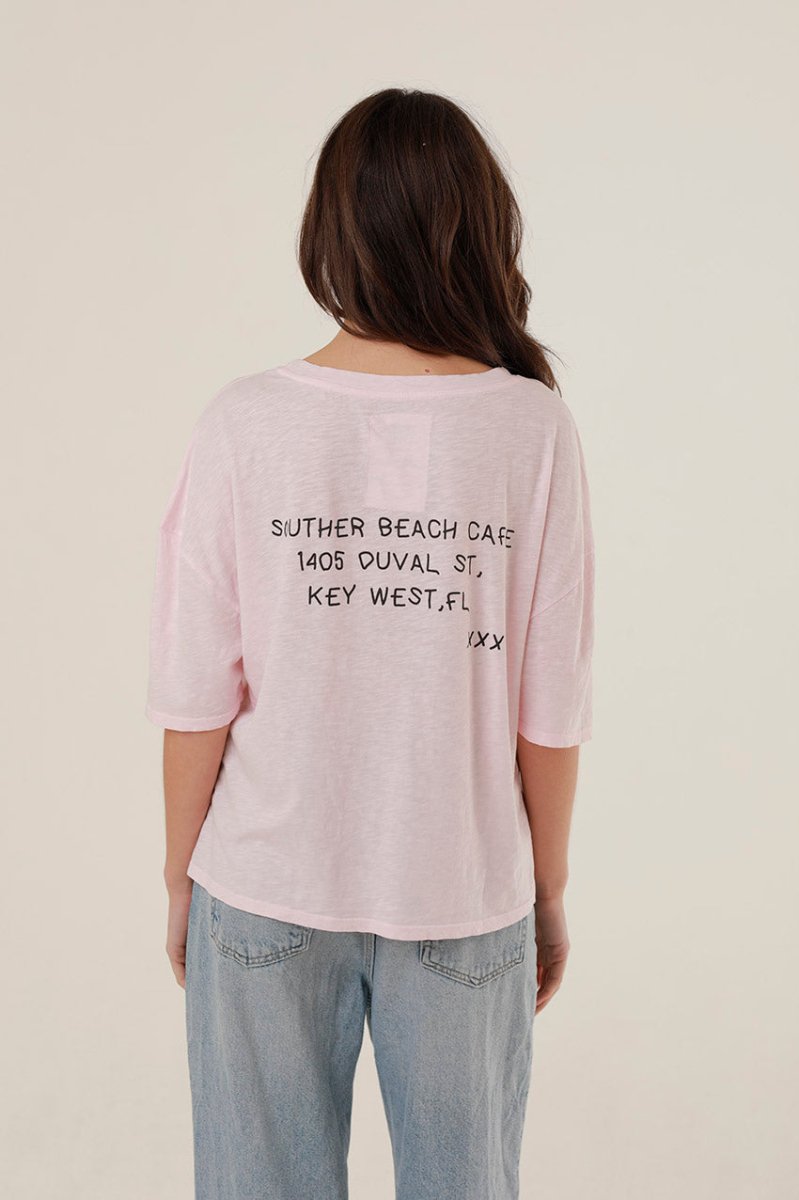 T - SHIRT AMBER LIGHT PINK XS - ONE TEE