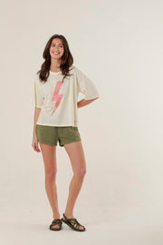 T - SHIRT ANGIE MILK XS - ONE TEE