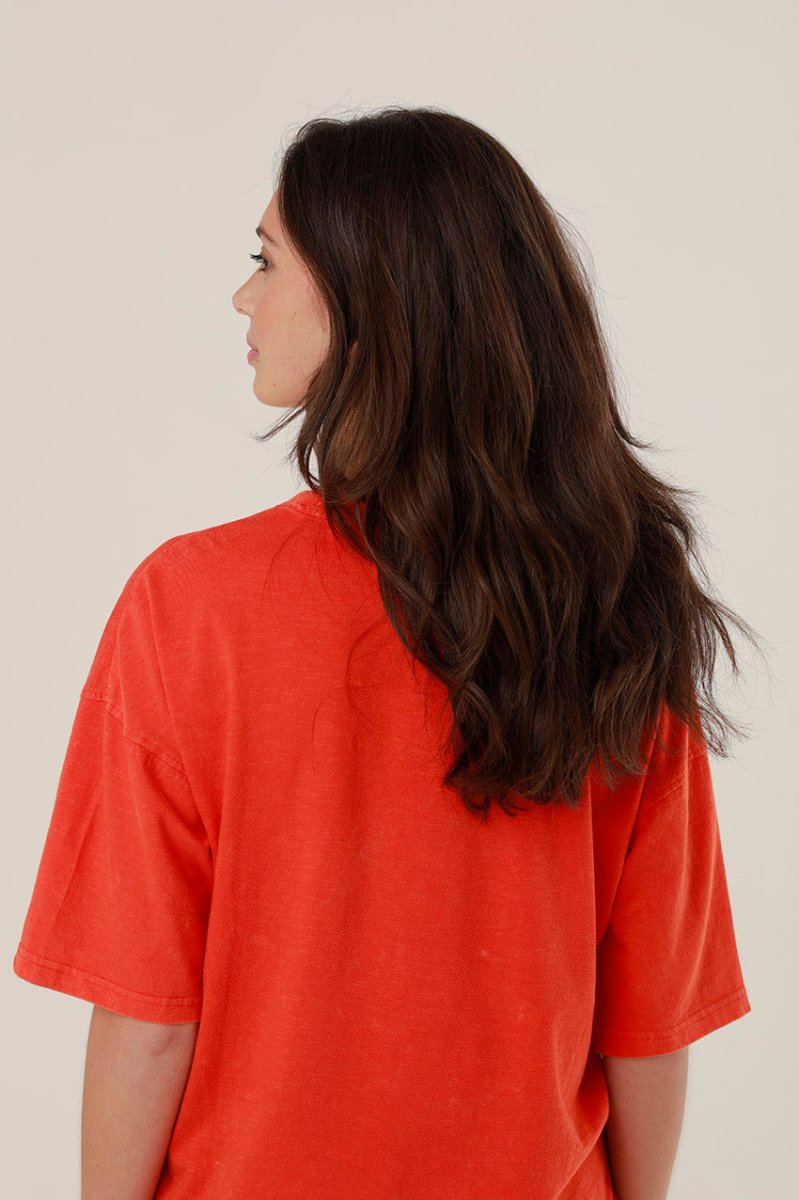 T - SHIRT ANGIE RED XS - ONE TEE