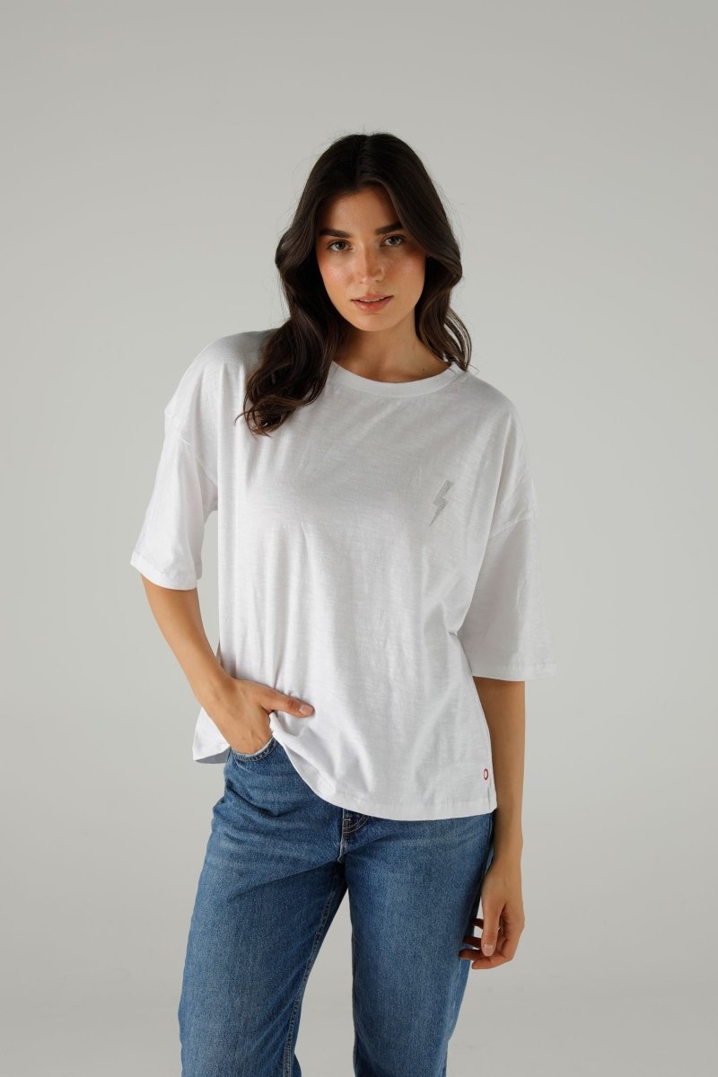 T-SHIRT ANGIE WHITE XS WHITE - ONE TEE