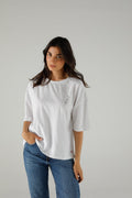 T-SHIRT ANGIE WHITE XS WHITE - ONE TEE