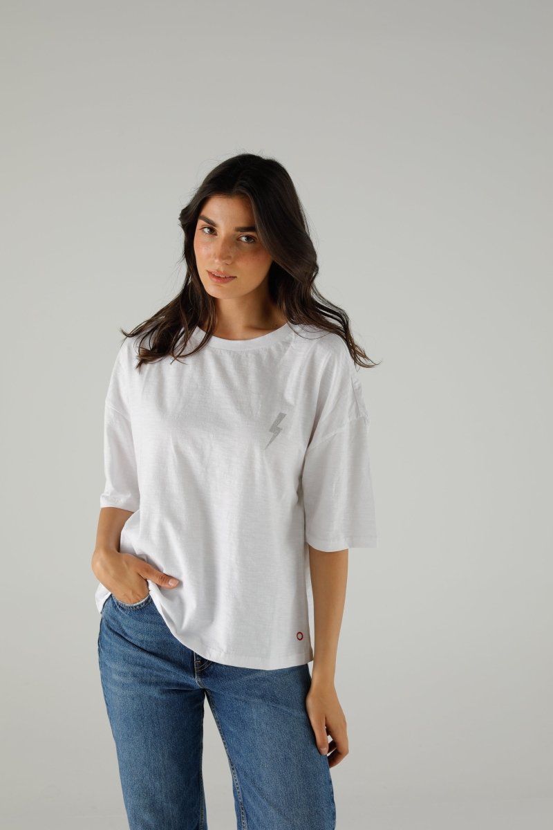T-SHIRT ANGIE WHITE XS WHITE - ONE TEE