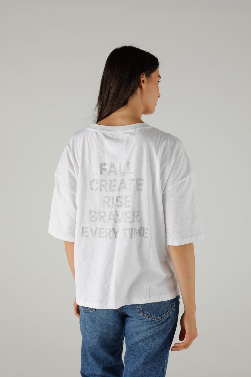 T-SHIRT ANGIE WHITE XS WHITE - ONE TEE