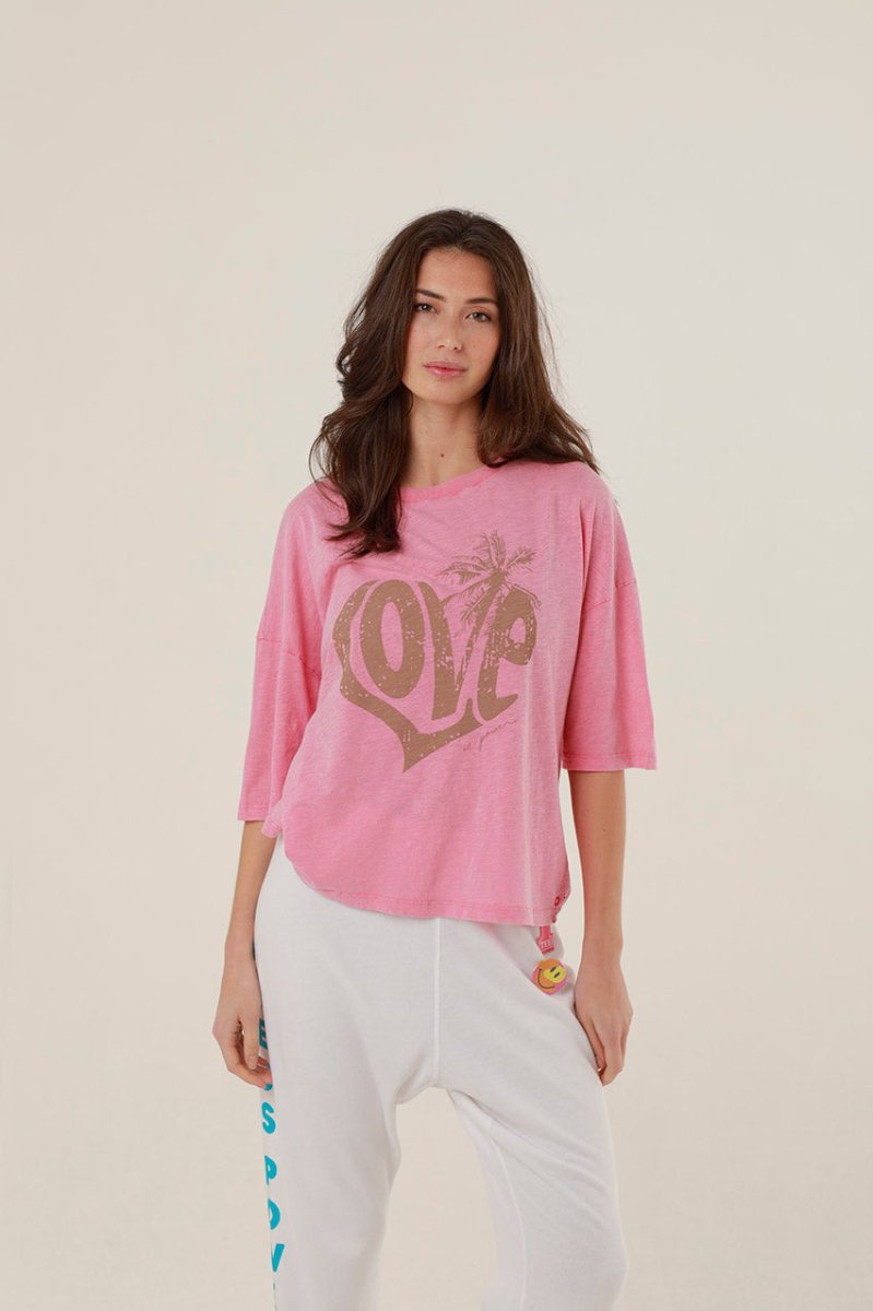 T - SHIRT ANNA PINK XS - ONE TEE