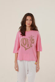 T - SHIRT ANNA PINK XS - ONE TEE
