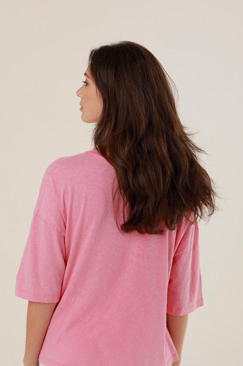 T - SHIRT ANNA PINK XS - ONE TEE