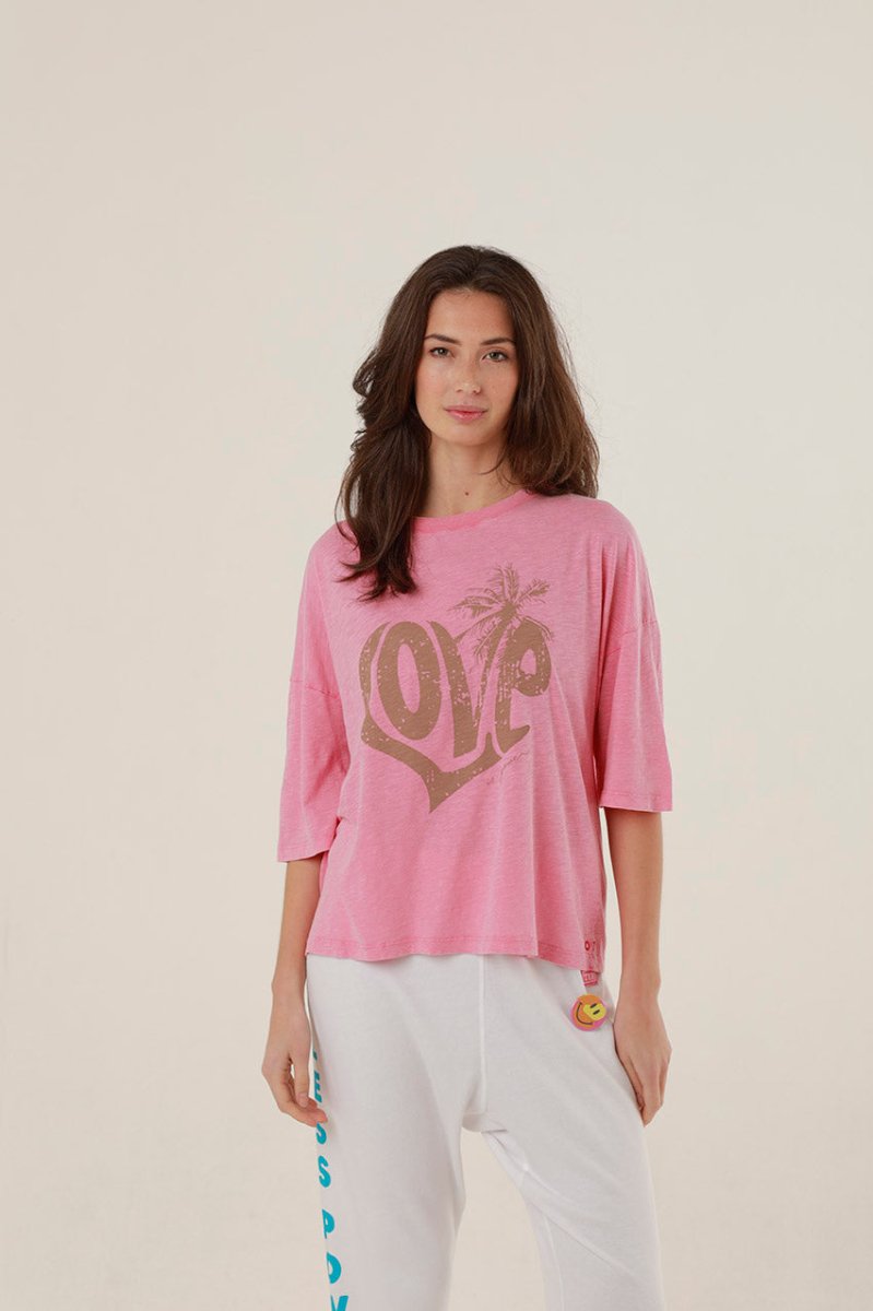 T - SHIRT ANNA PINK XS - ONE TEE