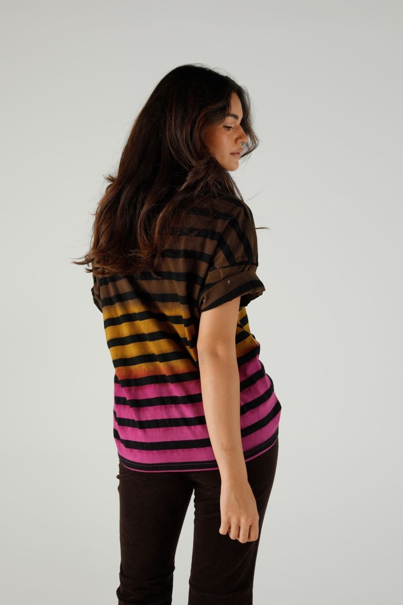 T-SHIRT AVA COCOA XS COCOA - ONE TEE