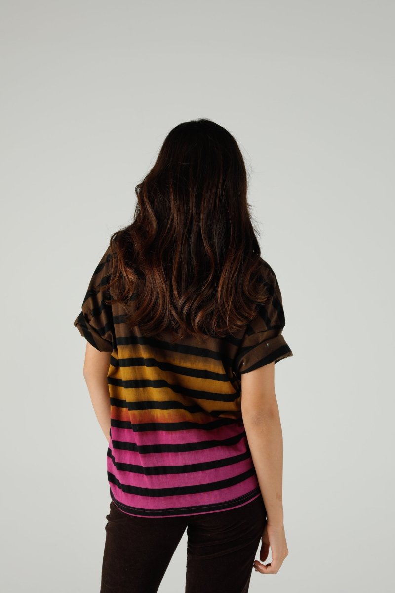 T-SHIRT AVA COCOA XS COCOA - ONE TEE