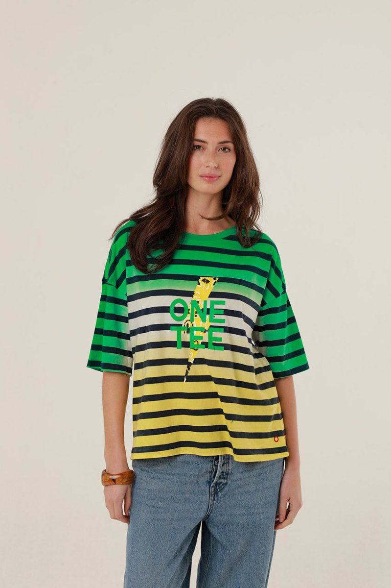 T - SHIRT AVA GREEN XS - ONE TEE