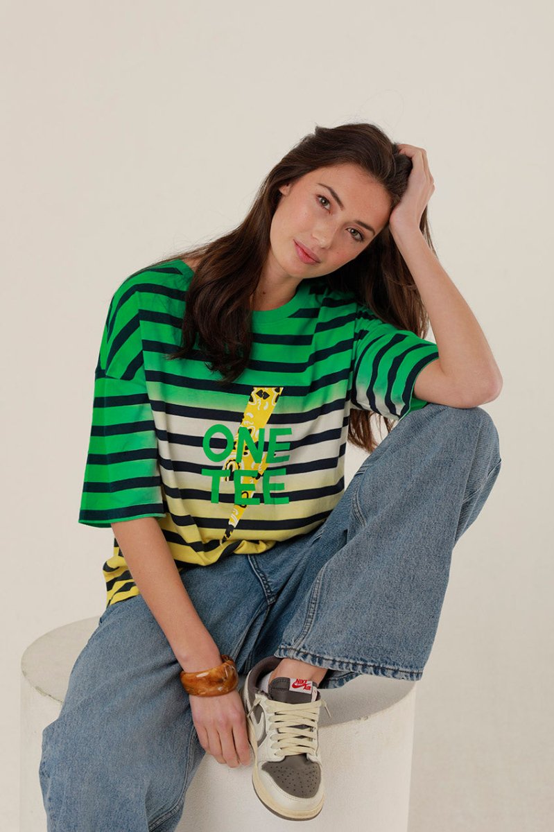 T - SHIRT AVA GREEN XS - ONE TEE