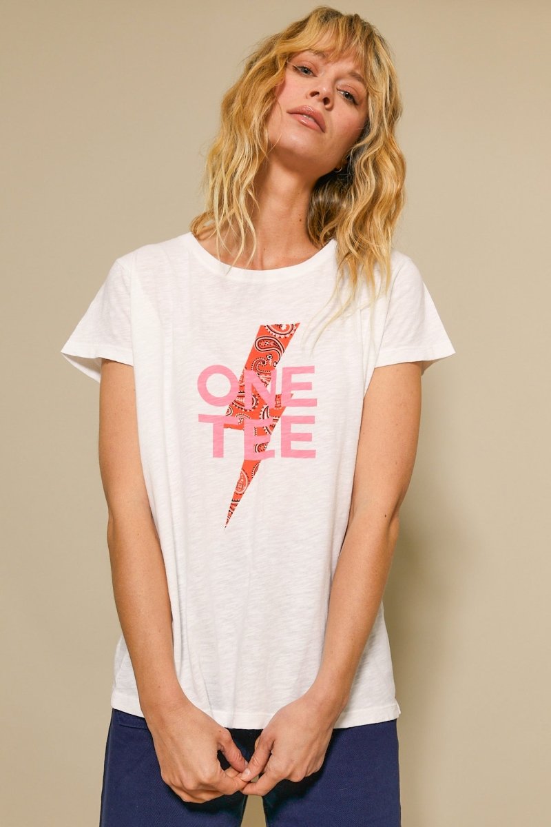 T - SHIRT AVA RED PINK XS - ONE TEE