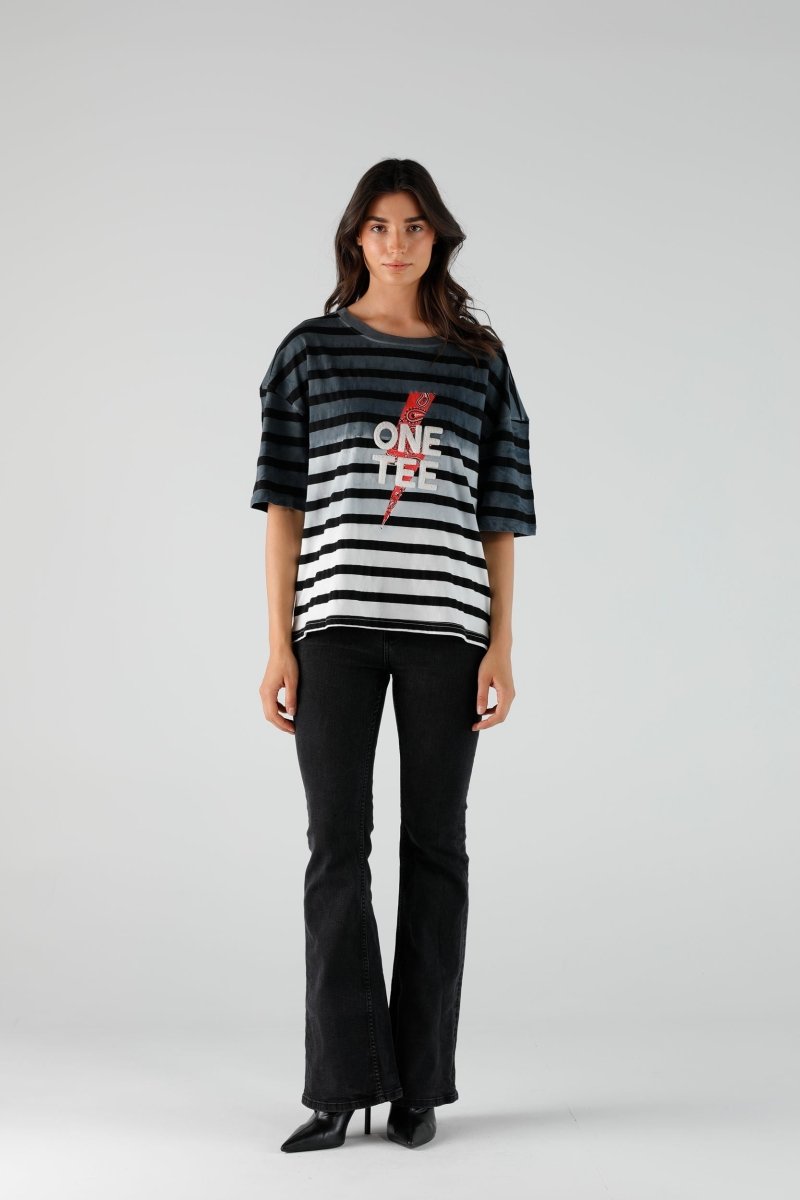 T-SHIRT AVA SLATE XS SLATE - ONE TEE