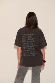 T - SHIRT AXEL CARBONE XS - ONE TEE