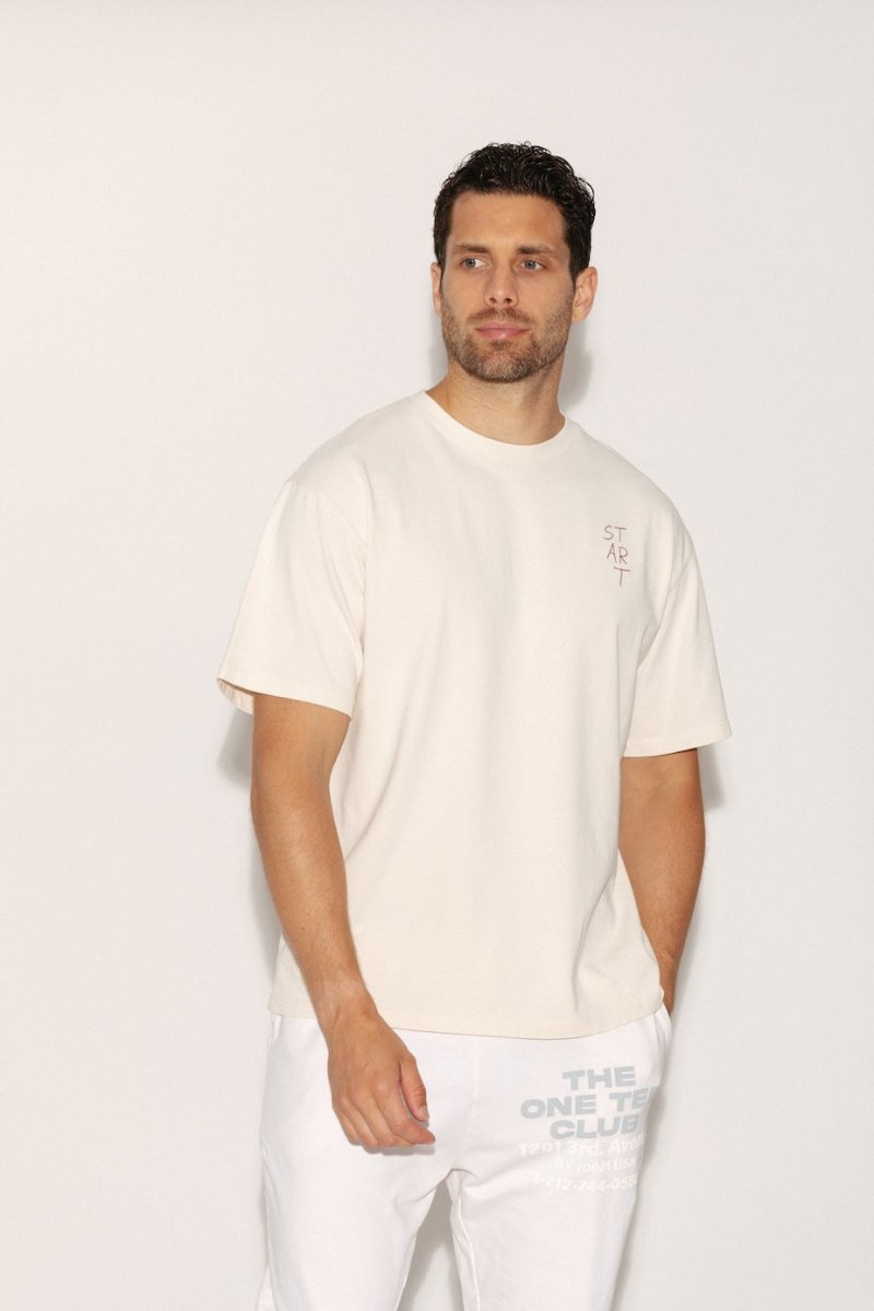T - SHIRT AXEL IVOIRE XS - ONE TEE