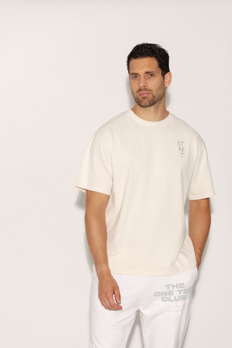 T - SHIRT AXEL IVOIRE XS - ONE TEE