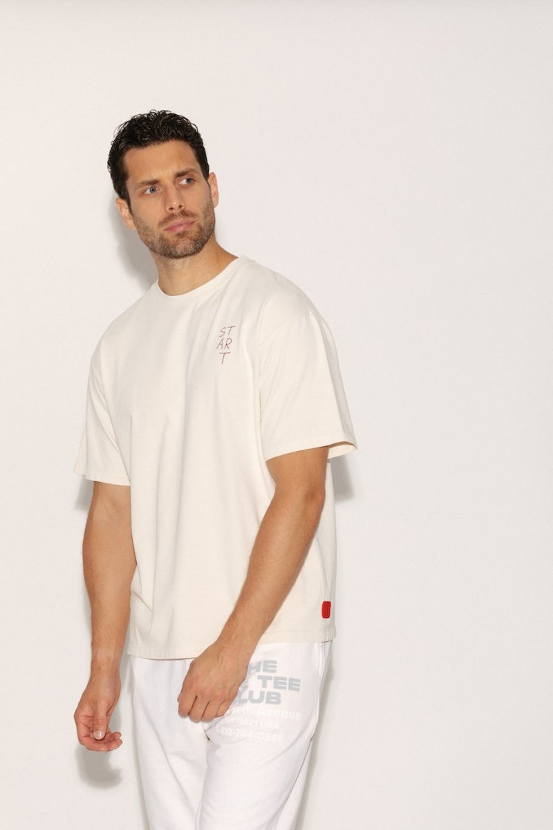 T - SHIRT AXEL IVOIRE XS - ONE TEE