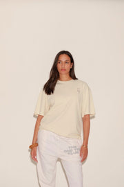 T - SHIRT AXEL IVOIRE XS - ONE TEE