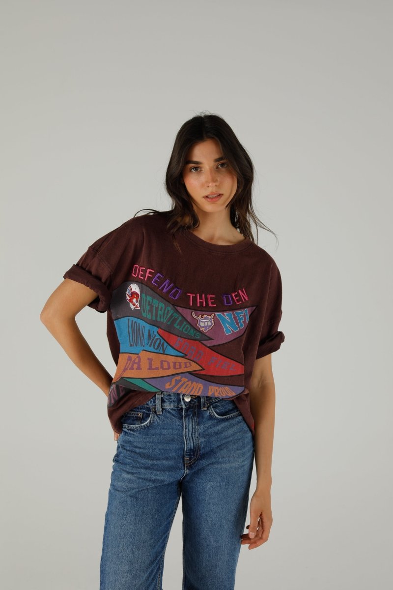 T-SHIRT BARRY COCOA XS COCOA - ONE TEE