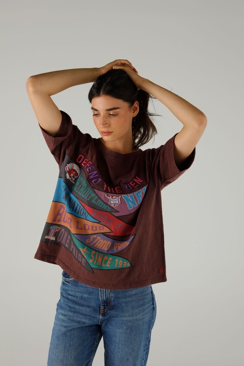 T-SHIRT BARRY COCOA XS COCOA - ONE TEE