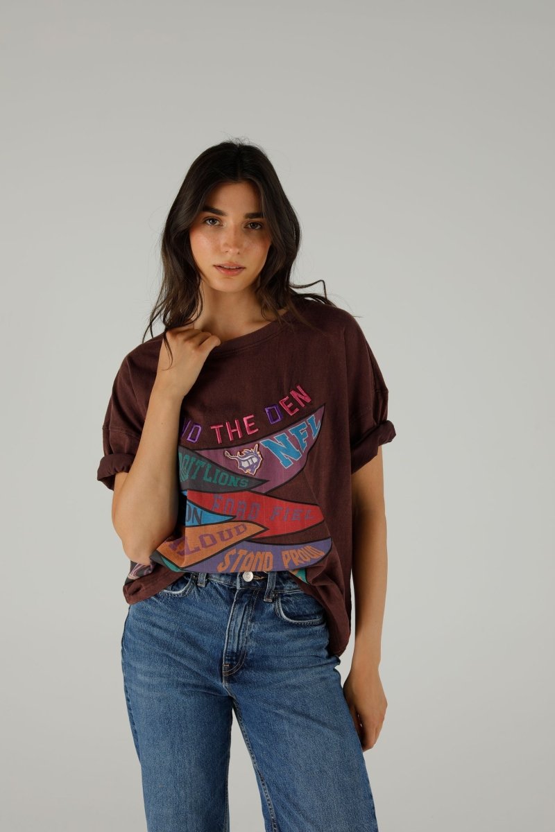 T-SHIRT BARRY COCOA XS COCOA - ONE TEE