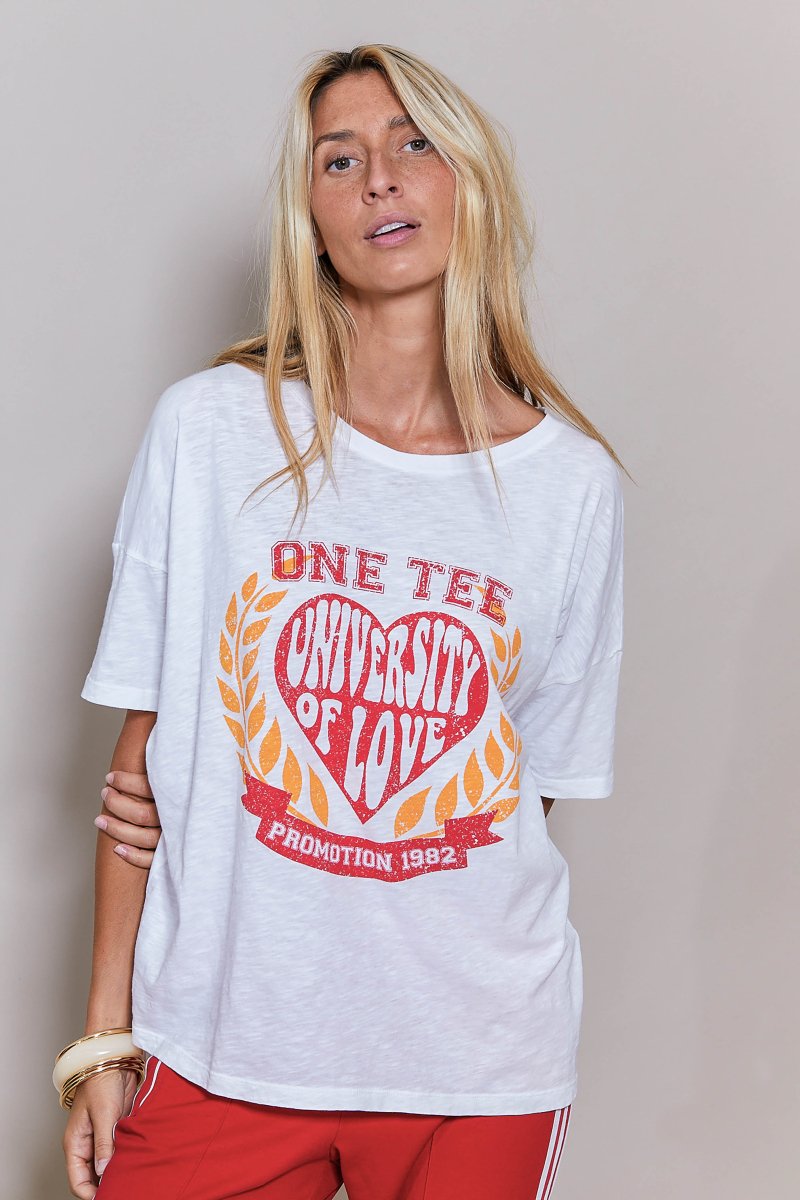 T - SHIRT BETH BLANC XS - ONE TEE