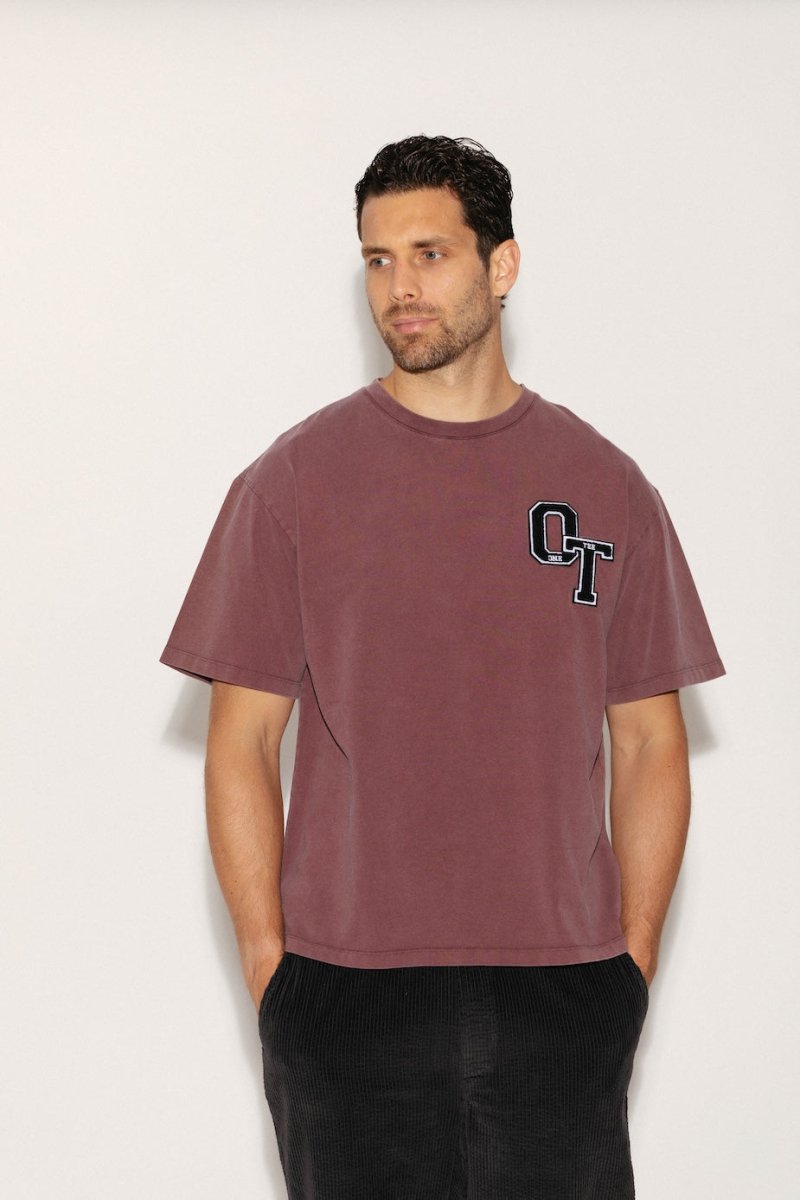 T - SHIRT BIG BURGUNDY XS - ONE TEE