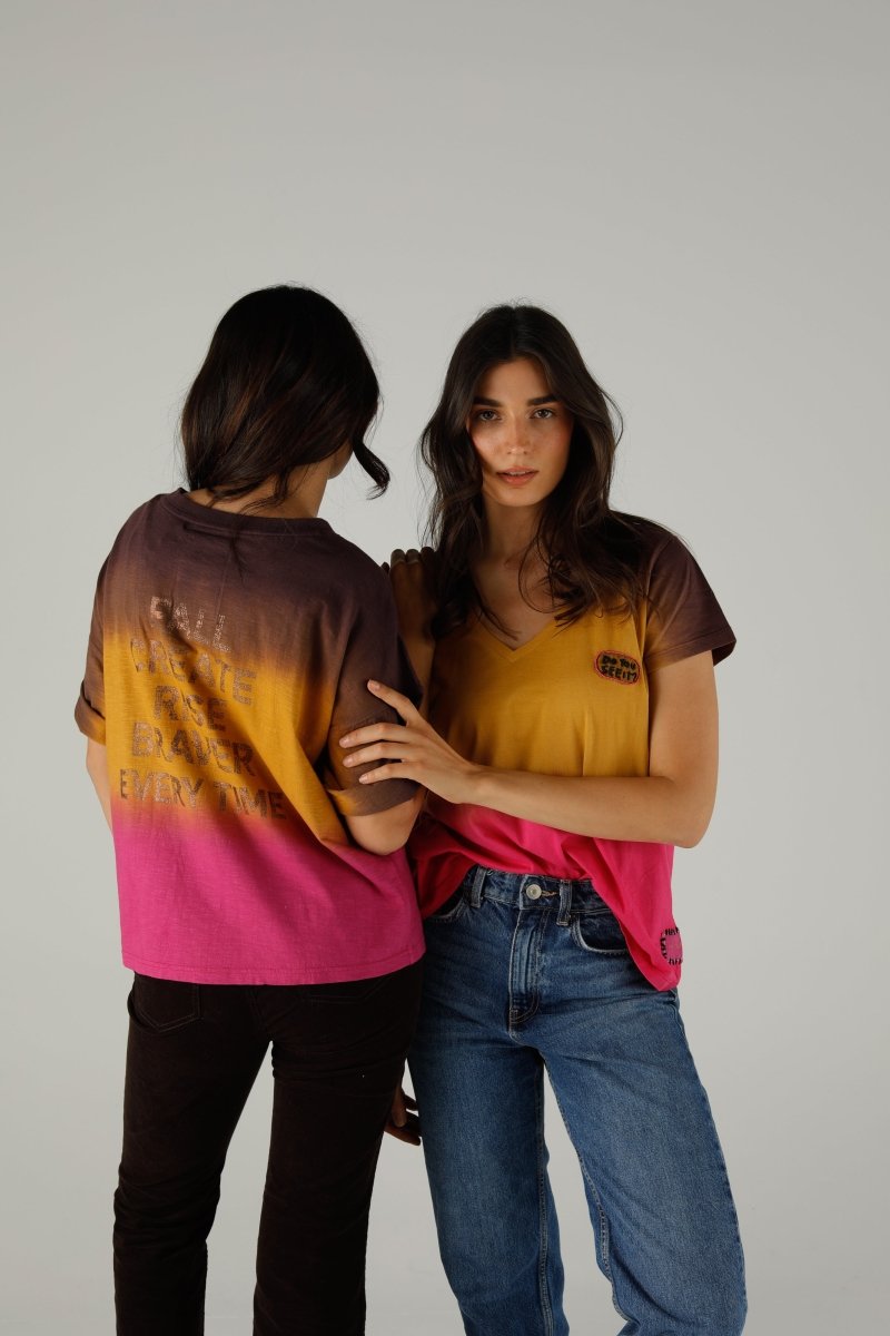 T-SHIRT BILLY COCOA XS COCOA - ONE TEE