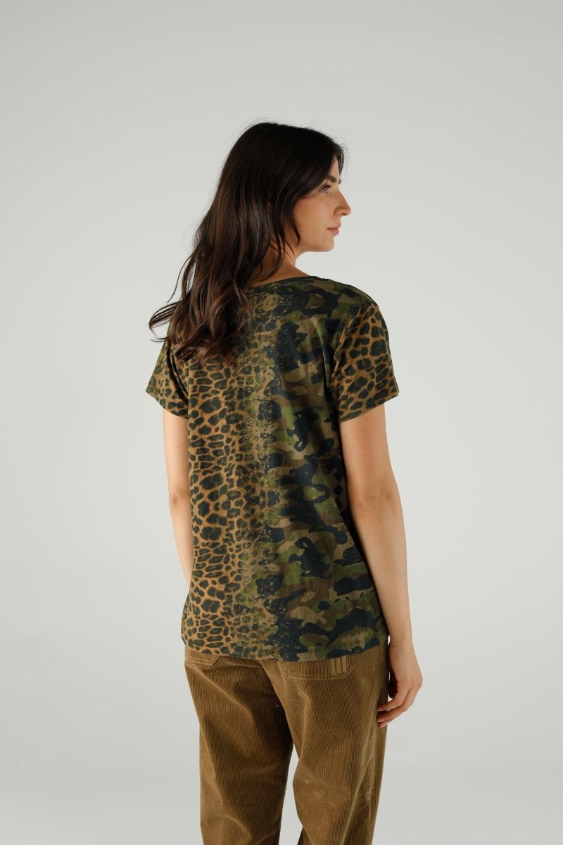 T-SHIRT BLAKE LEOPARD XS LEO CAMO - ONE TEE