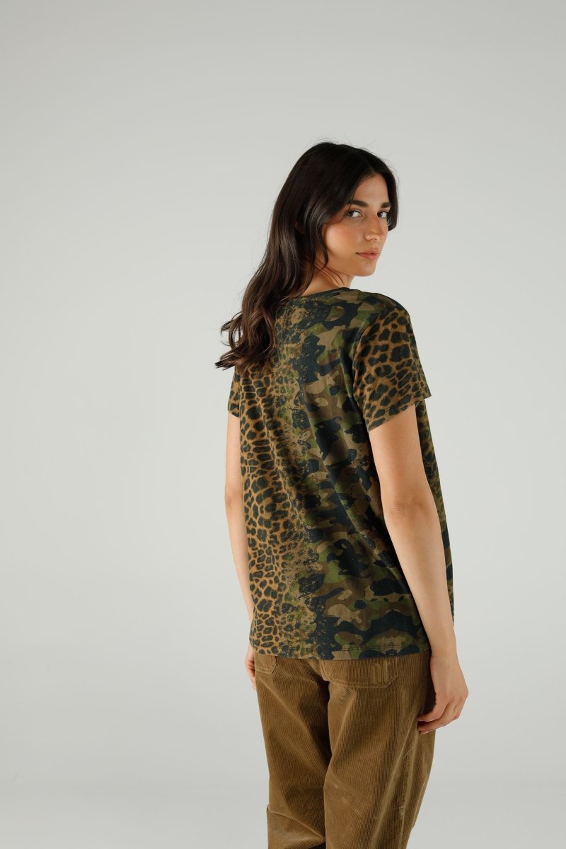 T-SHIRT BLAKE LEOPARD XS LEO CAMO - ONE TEE