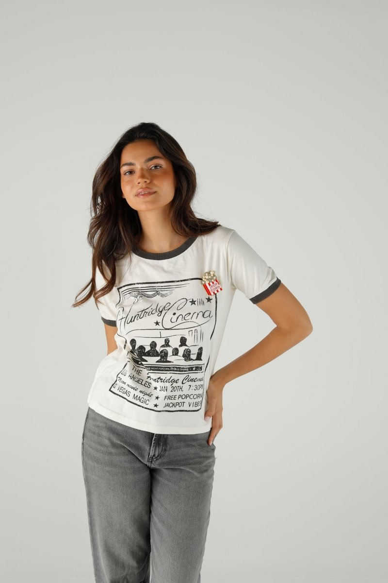 T-SHIRT BRITT IVORY XS WHITE - ONE TEE