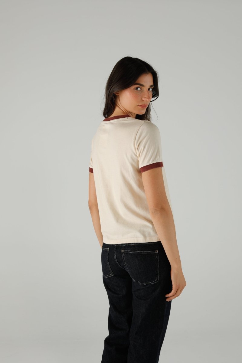 T-SHIRT CONRAD IVORY XS IVORY - ONE TEE