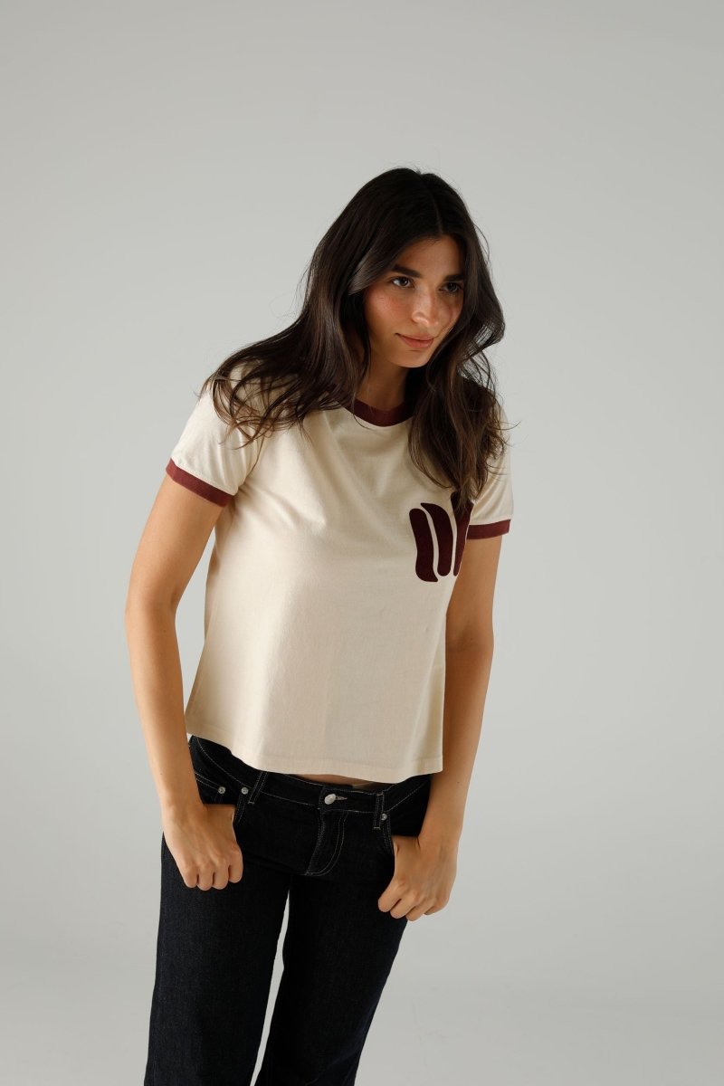 T-SHIRT CONRAD IVORY XS IVORY - ONE TEE