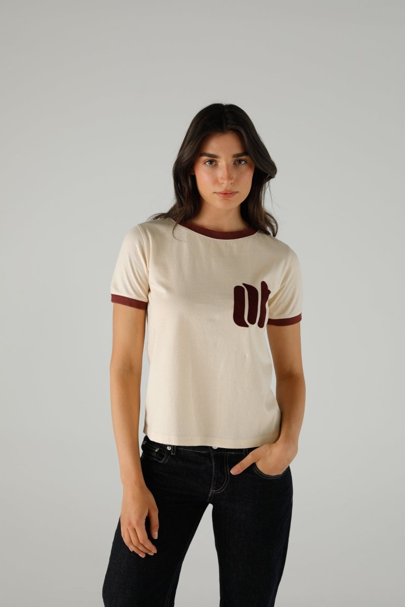T-SHIRT CONRAD IVORY XS IVORY - ONE TEE