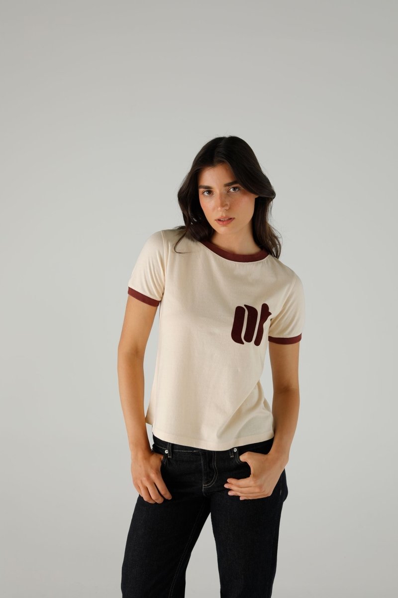 T-SHIRT CONRAD IVORY XS IVORY - ONE TEE