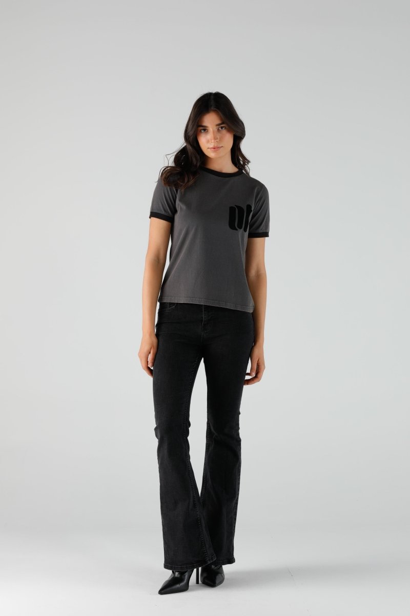 T-SHIRT CONRAD SLATE XS SLATE - ONE TEE