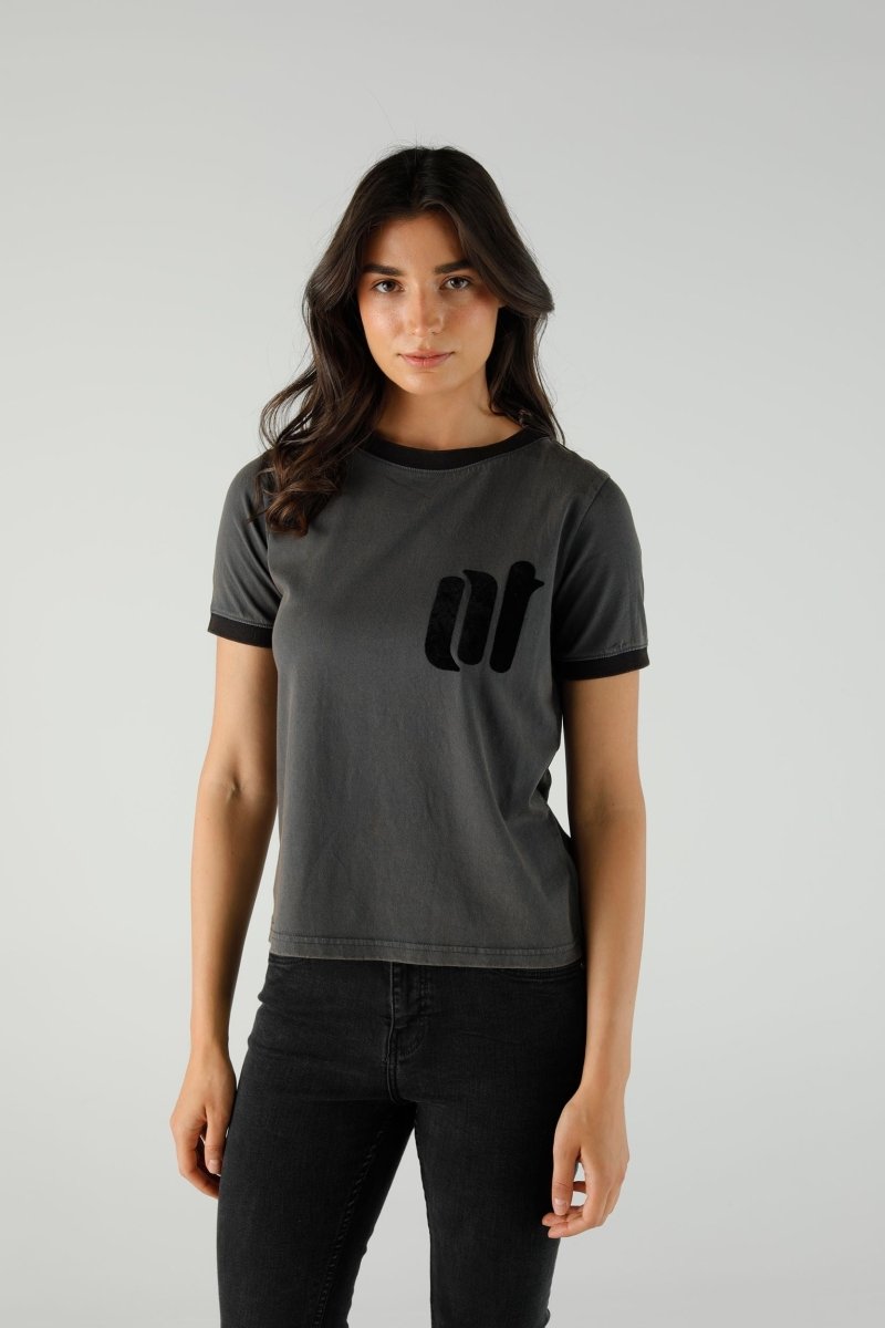T-SHIRT CONRAD SLATE XS SLATE - ONE TEE