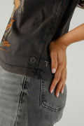 T-SHIRT DITA SLATE XS SLATE - ONE TEE