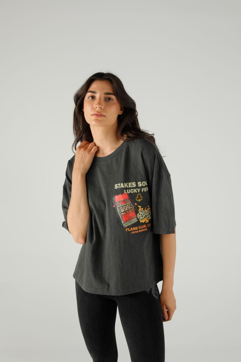 T-SHIRT ELVIS SLATE XS SLATE - ONE TEE